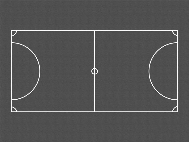 Technical render of a Football Pitch (Outline)